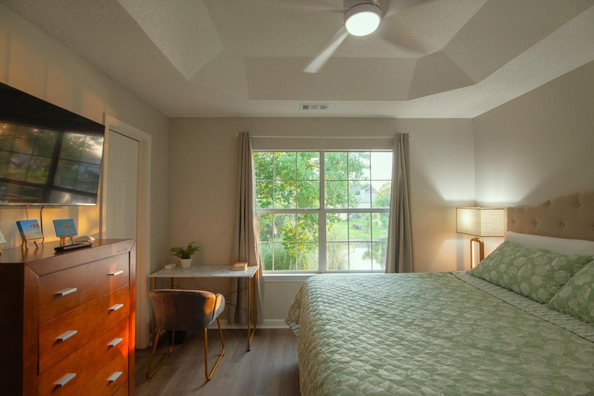 Savannah Lakefront Retreat Near Tybee Beach With King Bed And Free Parking المظهر الخارجي الصورة