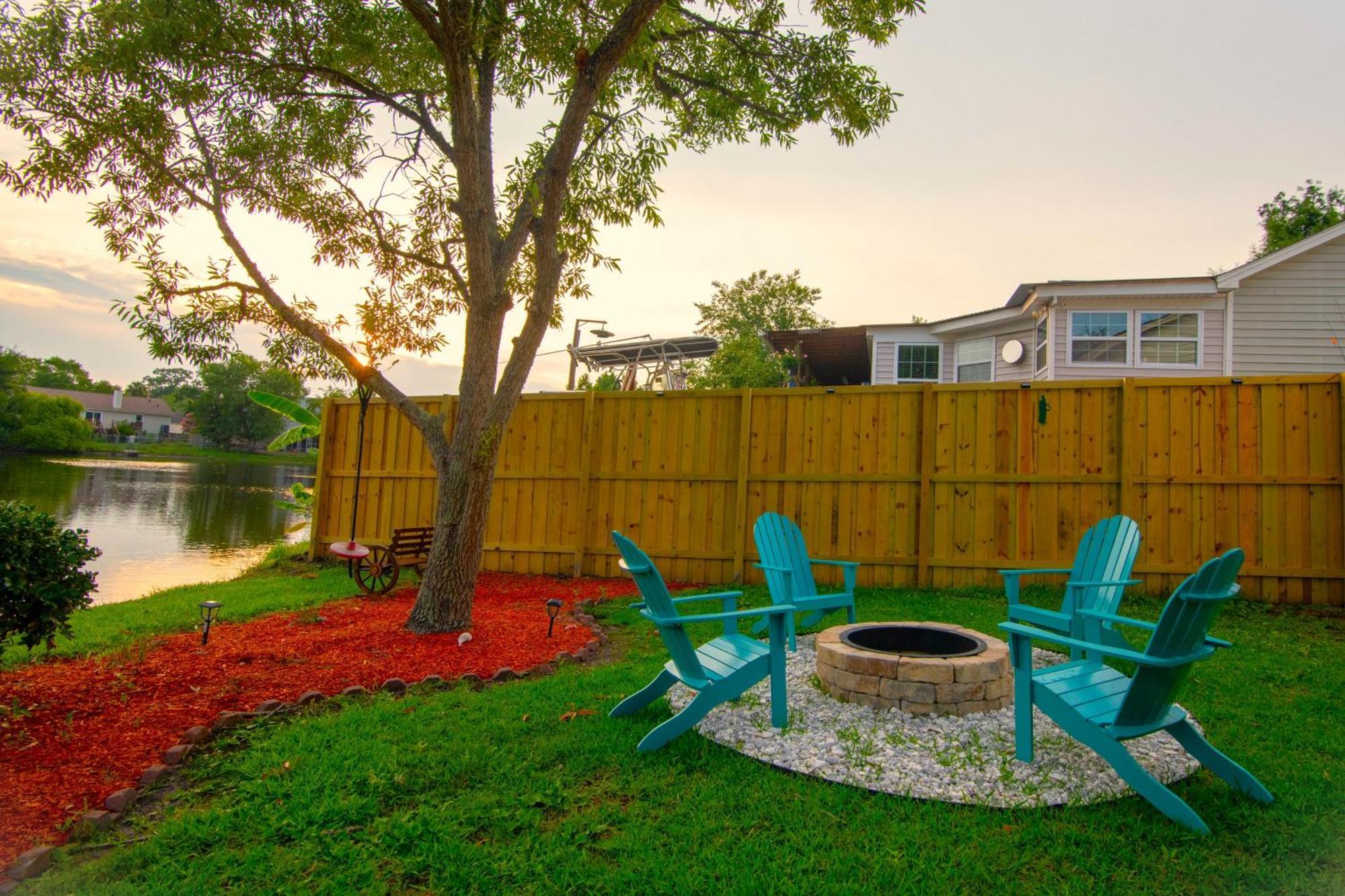 Savannah Lakefront Retreat Near Tybee Beach With King Bed And Free Parking المظهر الخارجي الصورة